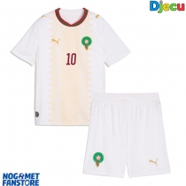Maroko Brahim Diaz #10 Gostujuci Dres za djecu SP 2026 Kratak Rukav (+ Kratke hlače)